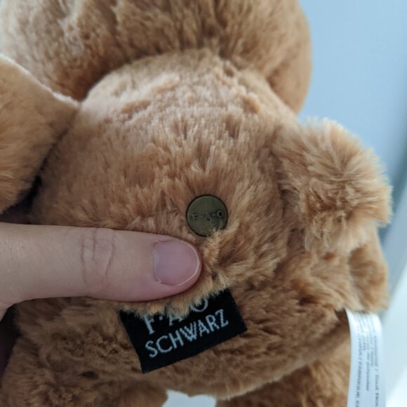 F.A.O. Schwartz Official Teddy Bear Plush (no tags) - Picture 5 of 5